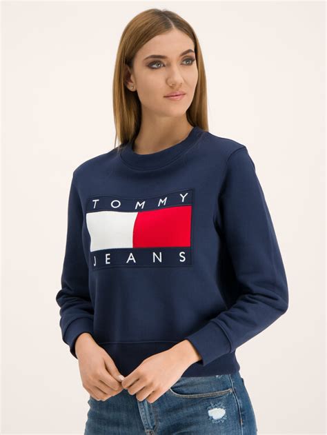 ncis felpa donna blu navy|Tommy Jeans Felpa Flag DW0DW19729 Blu scuro Regular Fit.